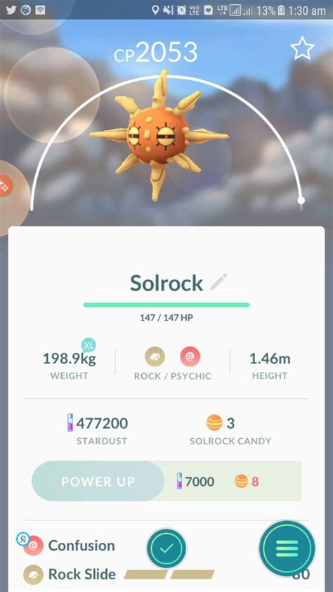 what does solrock evolve to.